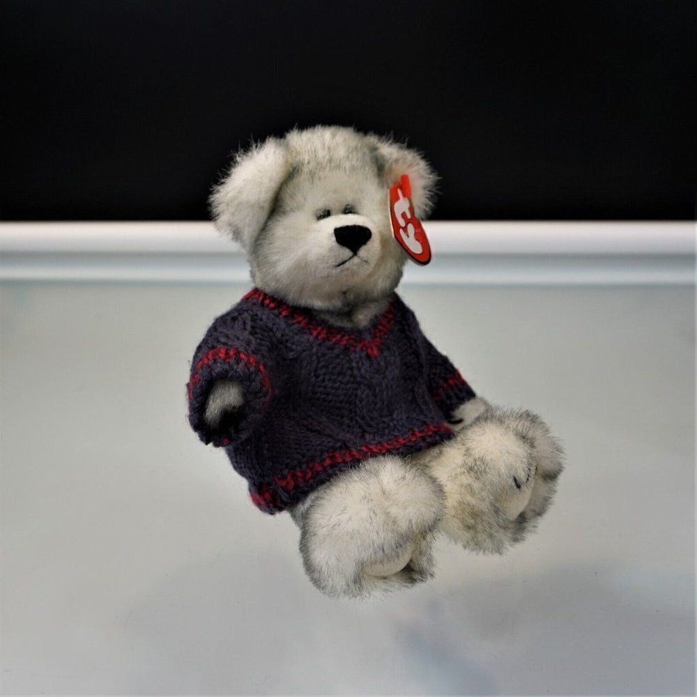 Ty Beanie Babies Fairbanks Retired 1993 Attic Treasures Jointed Plush Bear